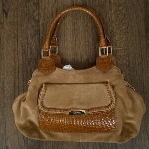 Suede Cole Haan bag